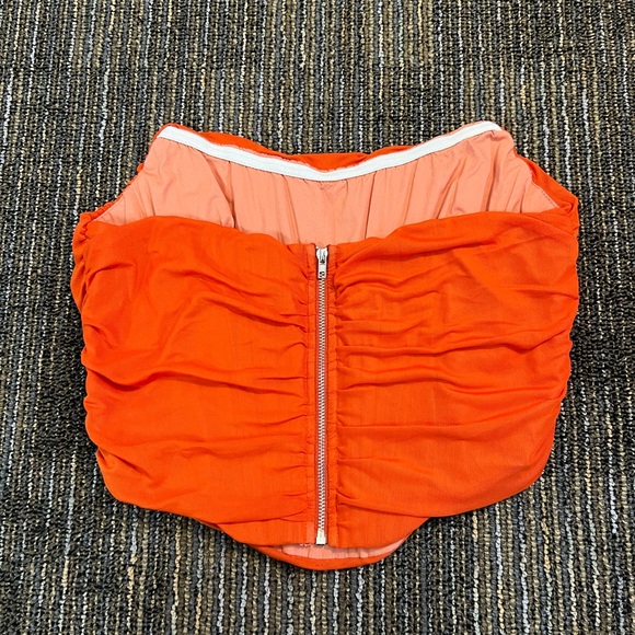 Vibrant Orange corset top - Picture 2 of 4